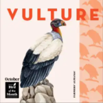 October fun facts and symbols represented by bird of the month, vulture.