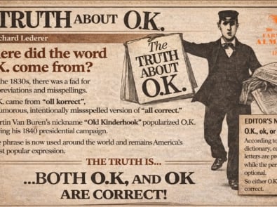 The TRUTH ABOUT O.K. |From the 1999 Farmers’ Almanac featured image