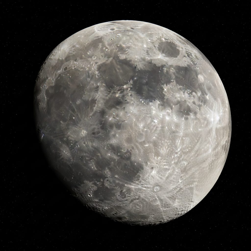 The heavily cratered far side of the moon as seen from lunar orbit