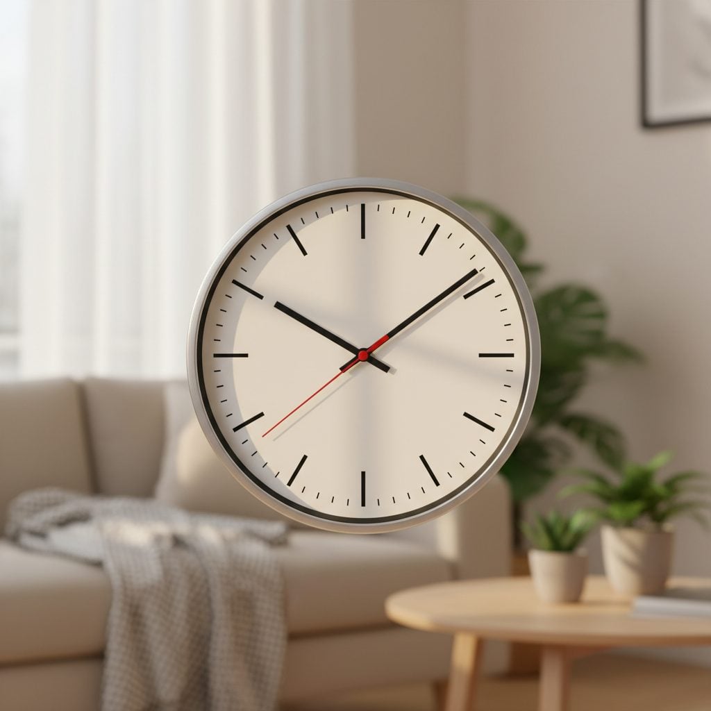 An analog clock reading exactly 11:11, the time people pause to make a wish in the 11:11 good luck tradition