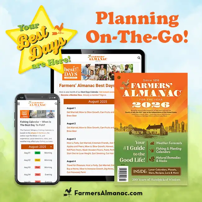 2026 Farmers' Almanac subscription cover