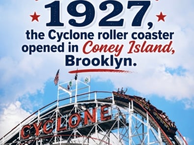 Today in History: The Cyclone Roller Coaster Opens at Coney Island (1927) featured image
