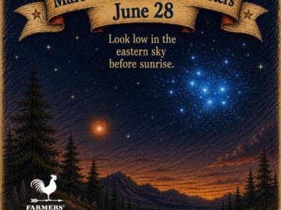 Look Up Before Sunrise on June 28: Mars Meets the Seven Sisters featured image