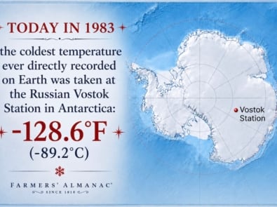 Today in 1983: The Coldest Temperature Ever Recorded on Earth featured image