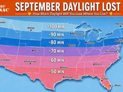 How Much Daylight Do We Lose in September? See the 2026 Map featured image