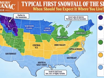 First Snowfall Where I Live: When Will the First Snow Arrive in 2026? featured image